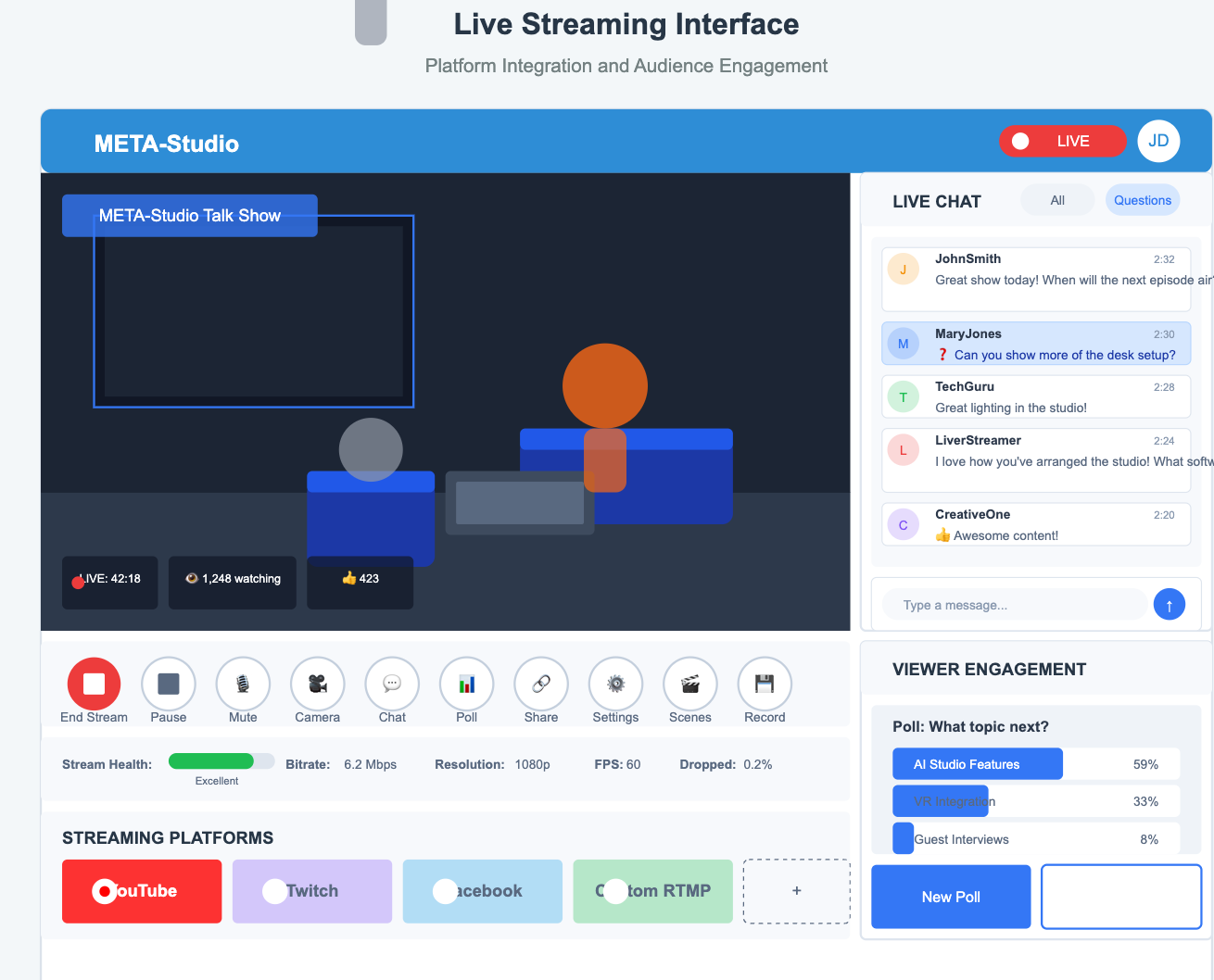 조명 및 이펙트 컨트롤 UI